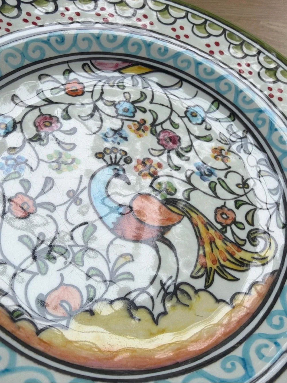 Rare Set of 4 Mixed Williams Sonoma Melamine Nazari Salad Plates 8.75”